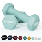PROIRON Neoprene Dumbbell Pairs (1kg, 1.5kg, 2kg) | Yoga & Aerobics | Warsaw Stock