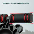 Cushioned foam foot support on the PROIRON sit-up aid