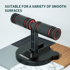 PROIRON suction-base sit-up aid shown with smooth floor surface examples