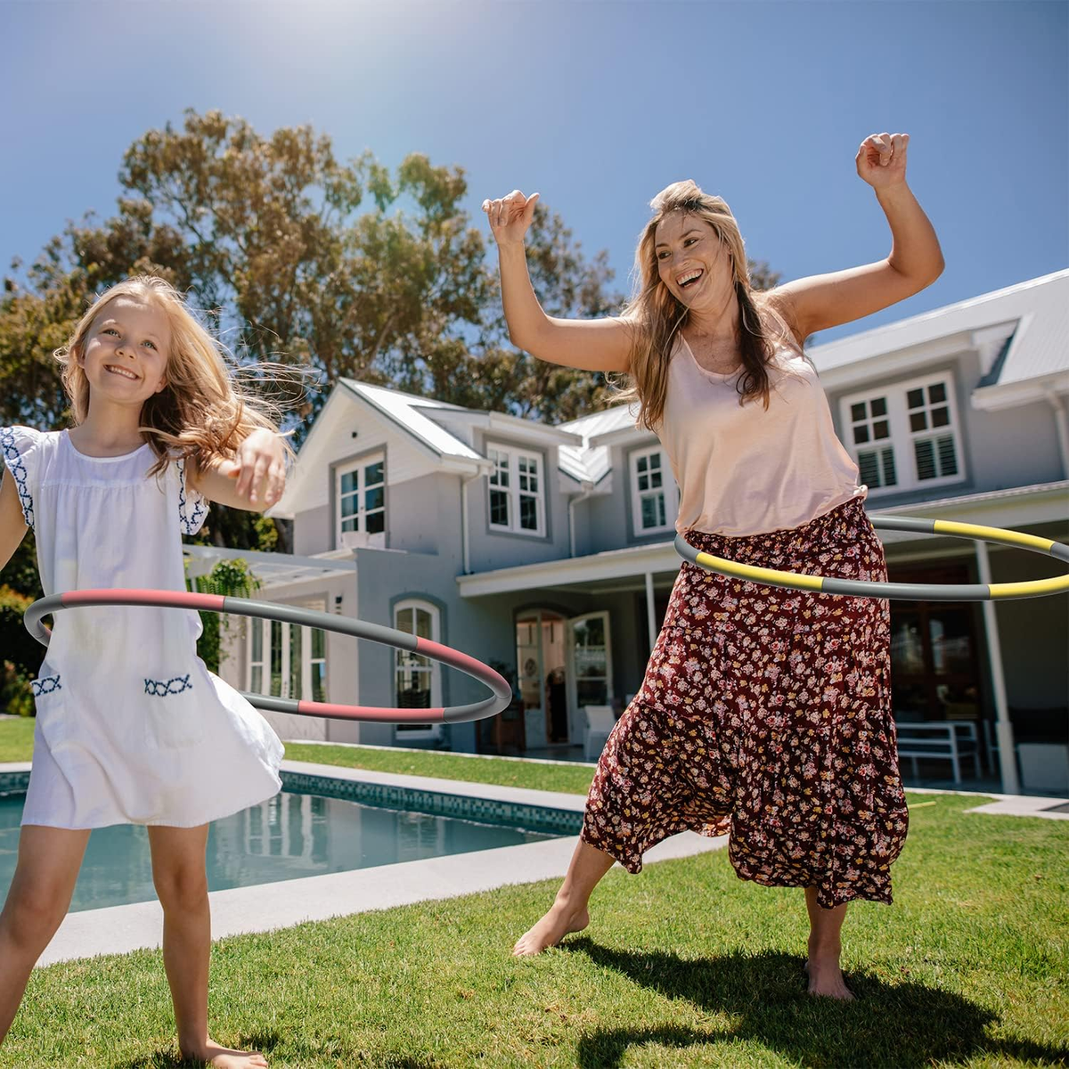 PROIRON hooping practice outdoors