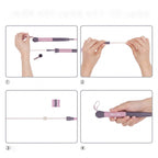 Step-by-step cord adjustment inside the PROIRON jump rope handle