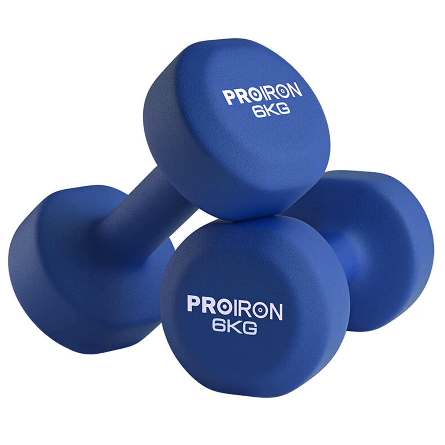 PROIRON Neoprene Dumbbell 1-10kg | Anti-Roll | Warsaw Stock