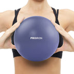 PROIRON 25cm purple Pilates ball – held at chest height
