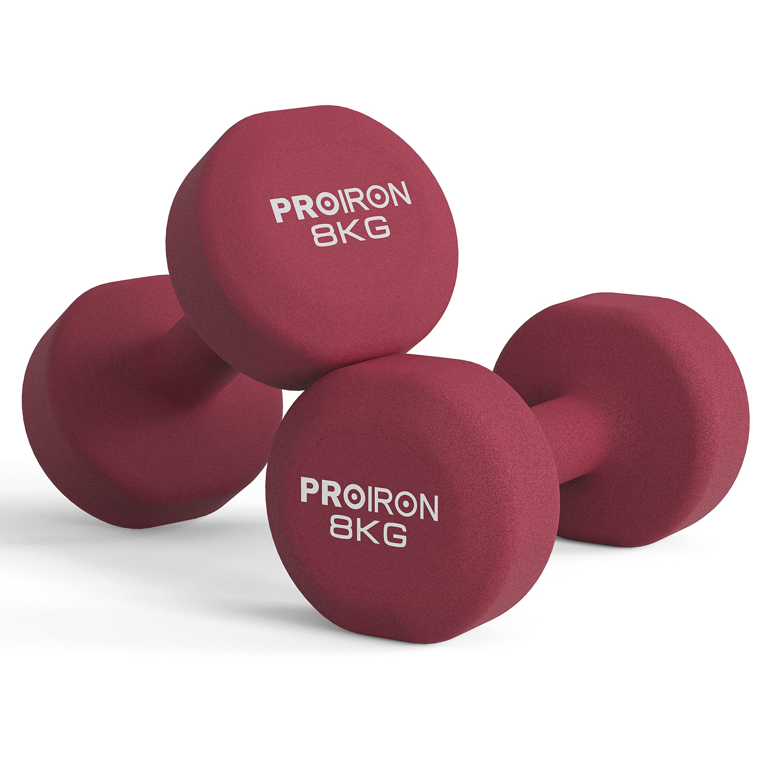 PROIRON Neoprene Dumbbell 1-10kg | Anti-Roll | Warsaw Stock