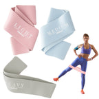PROIRON Resistance Bands Set of 3 (10/15/20 lbs) - 100% Natural Latex for Yoga & Fitness