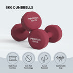 Hantle neoprenowe PROIRON 1–10 kg | Para, 2 sztuki