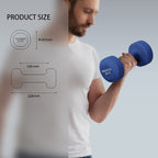 PROIRON Neoprene Dumbbell 1-10kg | Anti-Roll | Warsaw Stock