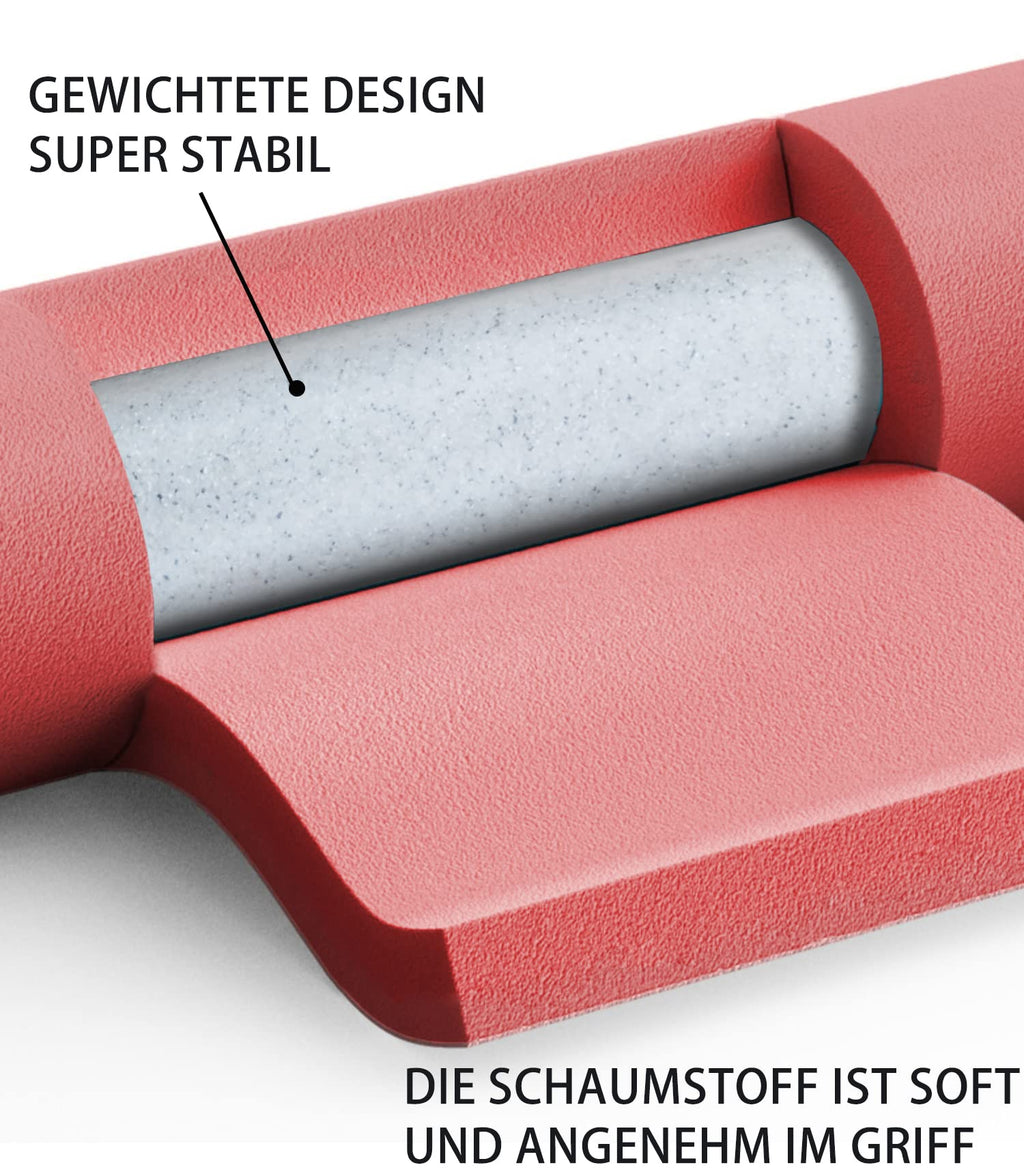 Foam-covered structure of the black and red PROIRON hoop