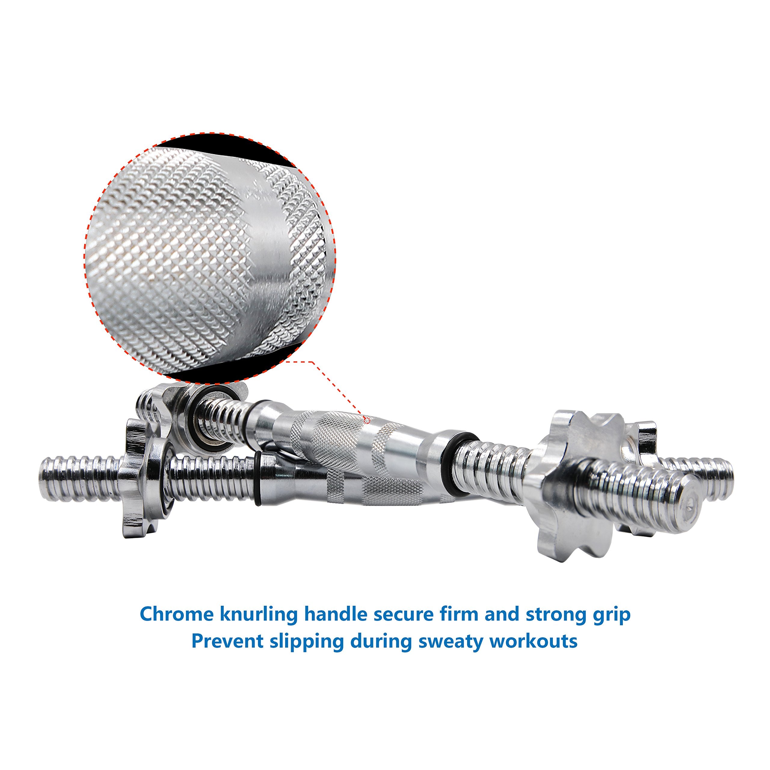 PROIRON 35cm Spinlock Dumbbell Bars | 2pcs | 1"/Ø25mm | Warsaw Stock