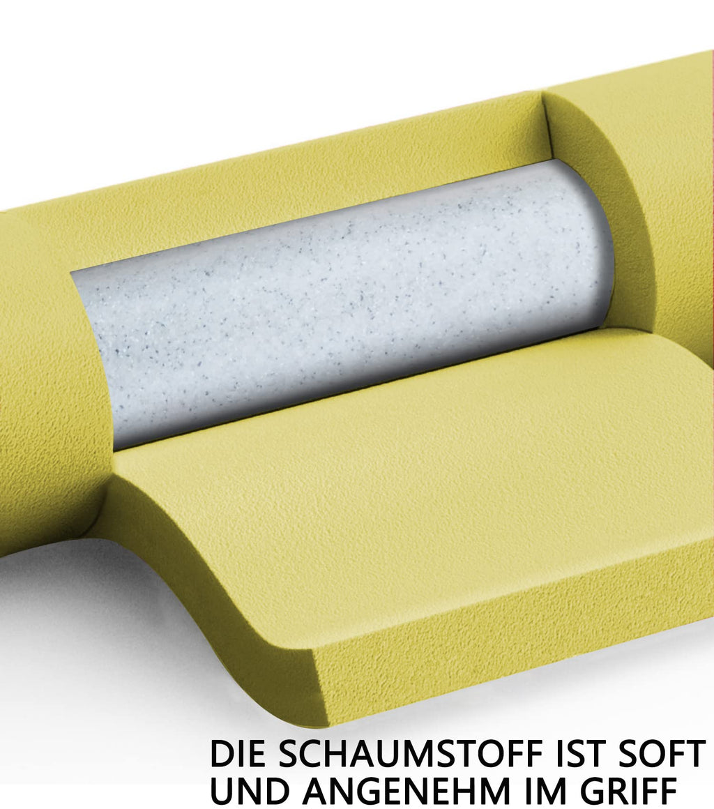 Foam-covered structure of the yellow and grey PROIRON hoop