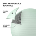 PROIRON Anti-Burst Yoga Ball - Professional Fitness & Stability Ball (55/65/75cm)