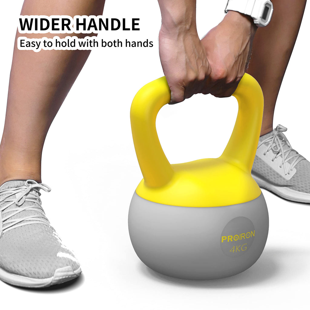PROIRON Adjustable Cast Iron Kettlebell (4kg, 6kg, 8kg) | Warsaw Stock