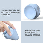 Blue PROIRON massage ball suction base and hand-held grip