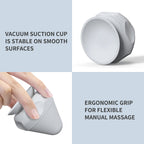 Grey PROIRON massage ball suction base and hand-held grip