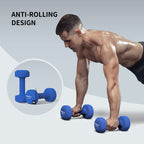 PROIRON Neoprene Dumbbell 1-10kg | Anti-Roll | Warsaw Stock