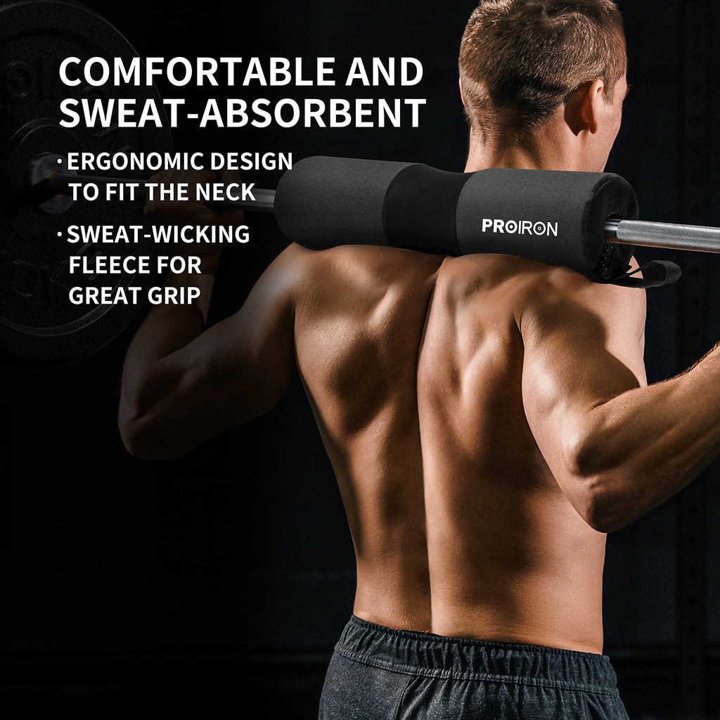 PROIRON Barbell Squat Pad | Ergonomic Shoulder Support for Squats & Hip Thrusts | Warsaw Stock