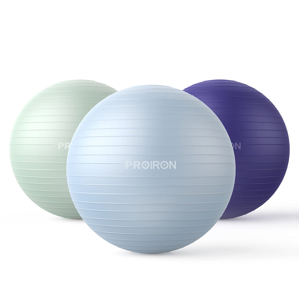PROIRON Anti-Burst Yoga Ball - Professional Fitness & Stability Ball (55/65/75cm)