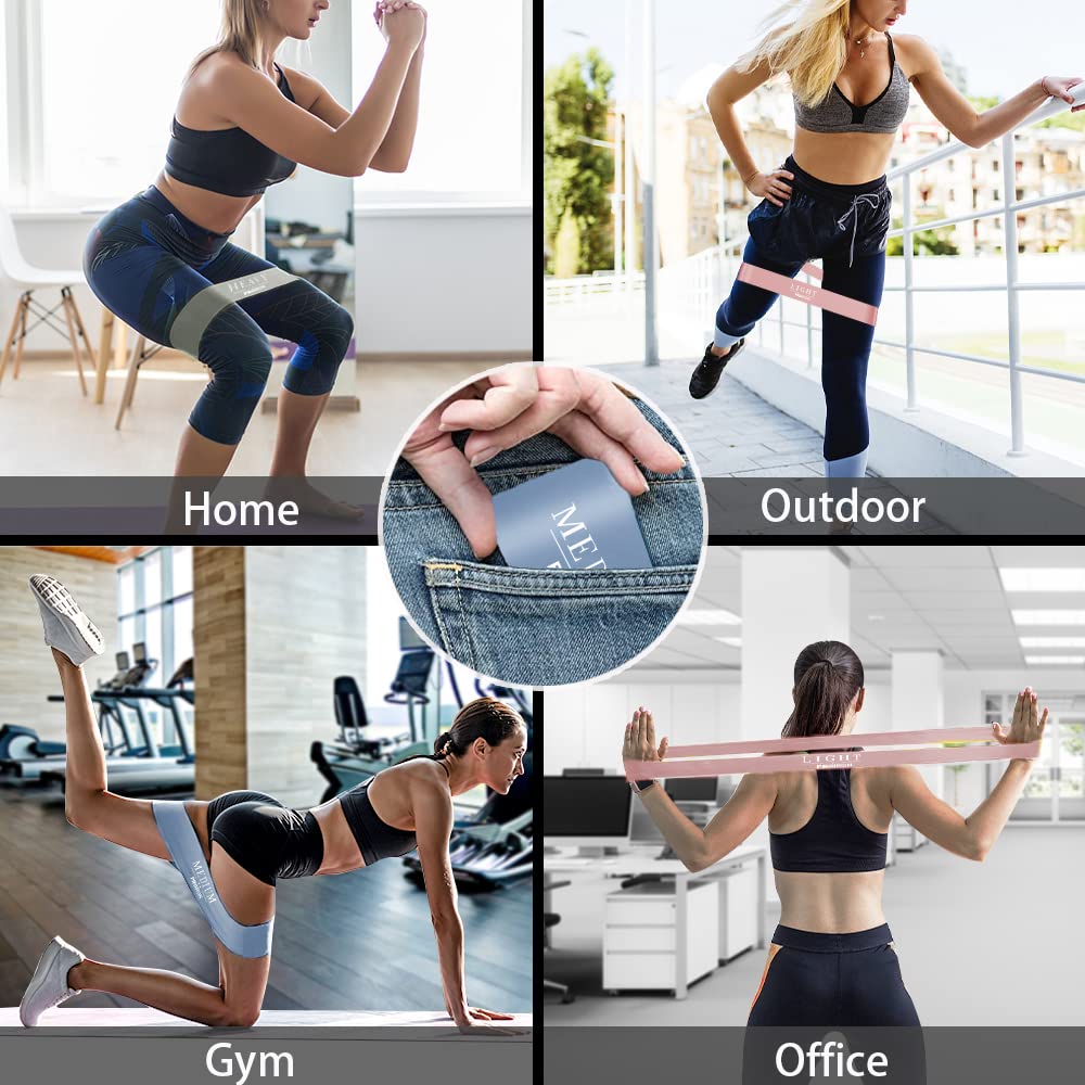 PROIRON Resistance Bands Set of 3 (10/15/20 lbs) - 100% Natural Latex for Yoga & Fitness