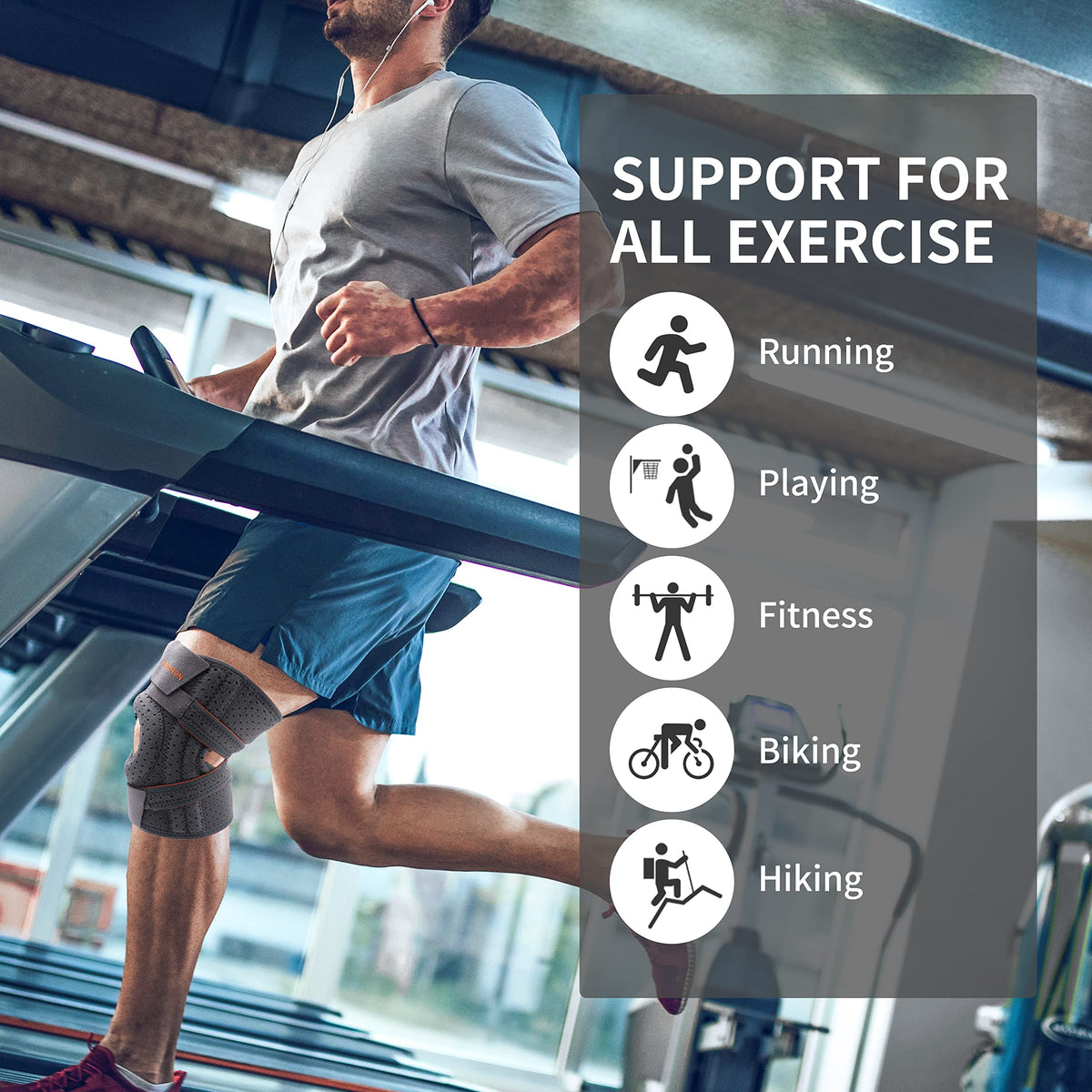 PROIRON knee support for running, fitness, cycling and hiking