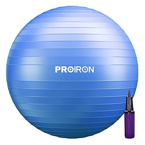 PROIRON Anti-Burst Yoga Ball - Professional Fitness & Stability Ball (55/65/75cm)