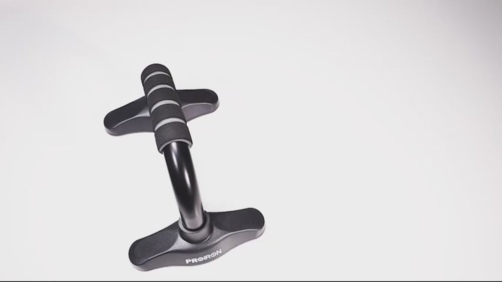PROIRON steel push-up bars demonstration, grip details and assembly